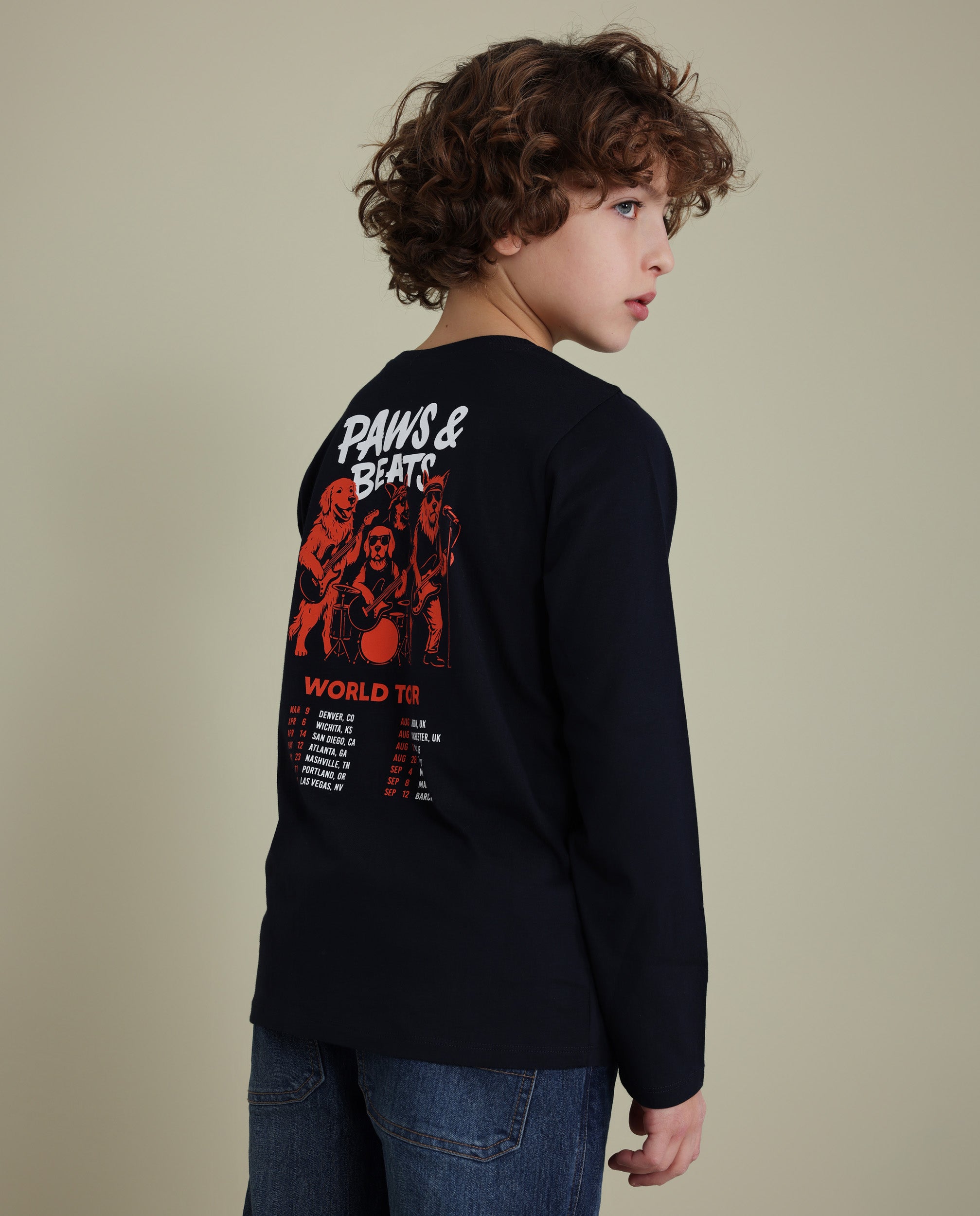 Tuc Tuc Sound Companions maglia bambino blu manica lunga