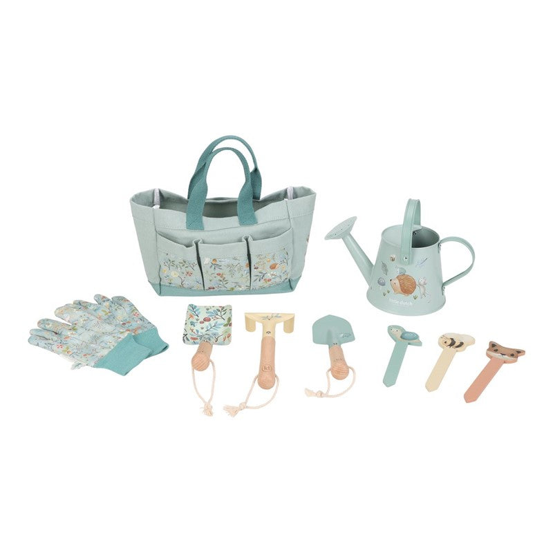 Little Dutch Forest Friends set giardinaggio bambini 10 pezzi legno