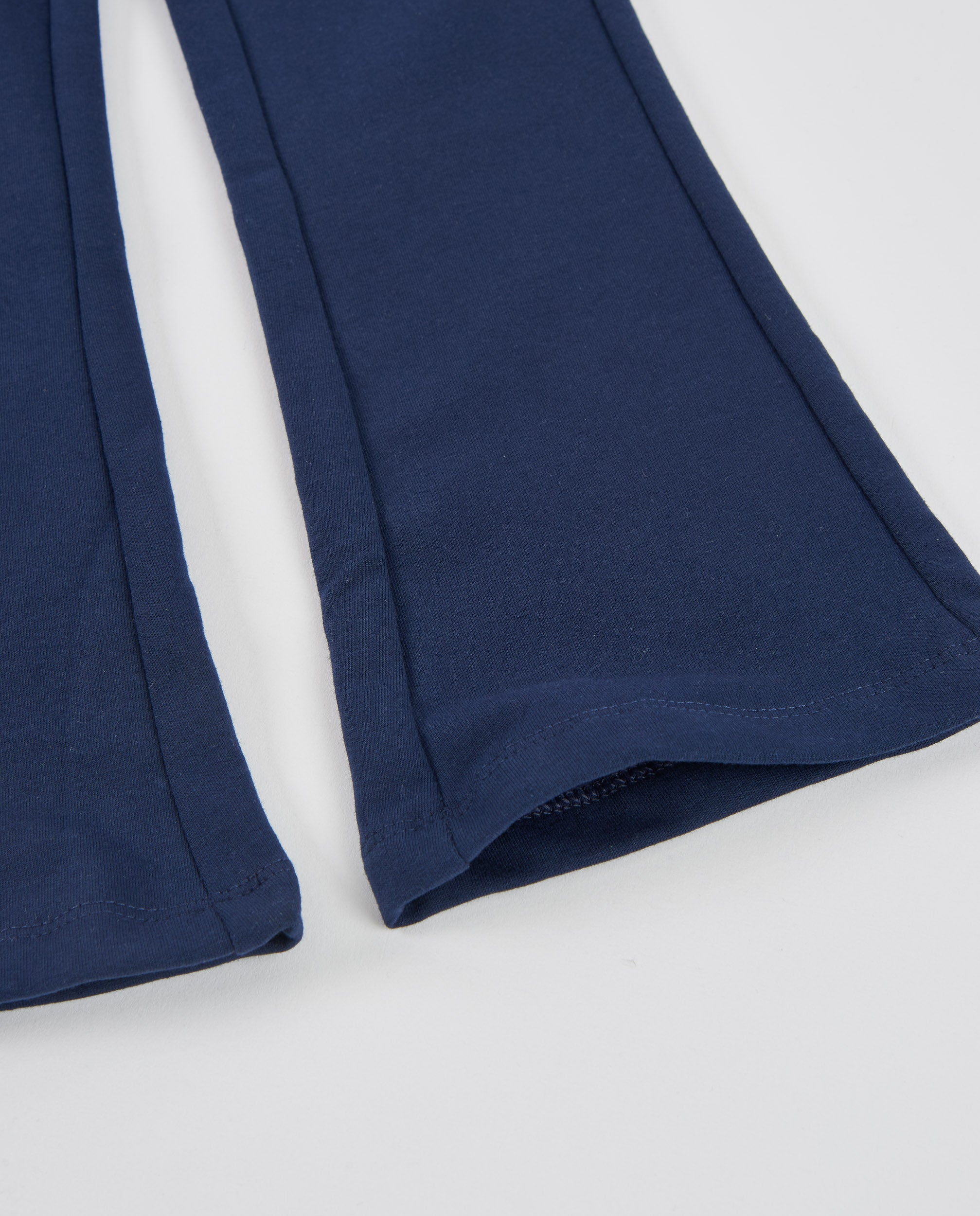 Tuc Tuc leggings bambina blu felpa a zampa elastico