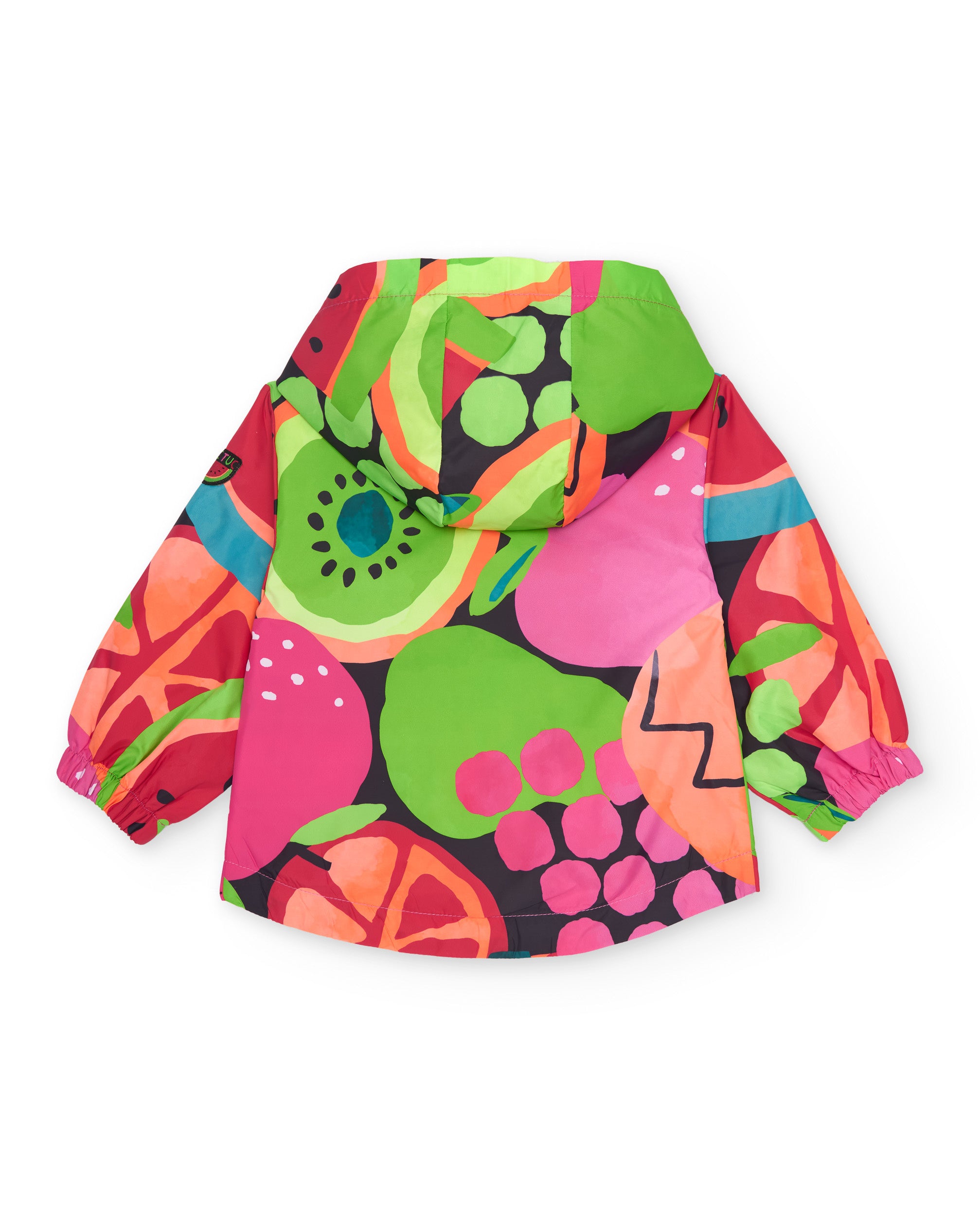 Tuc Tuc giacca bambina fantasia frutta con cappuccio