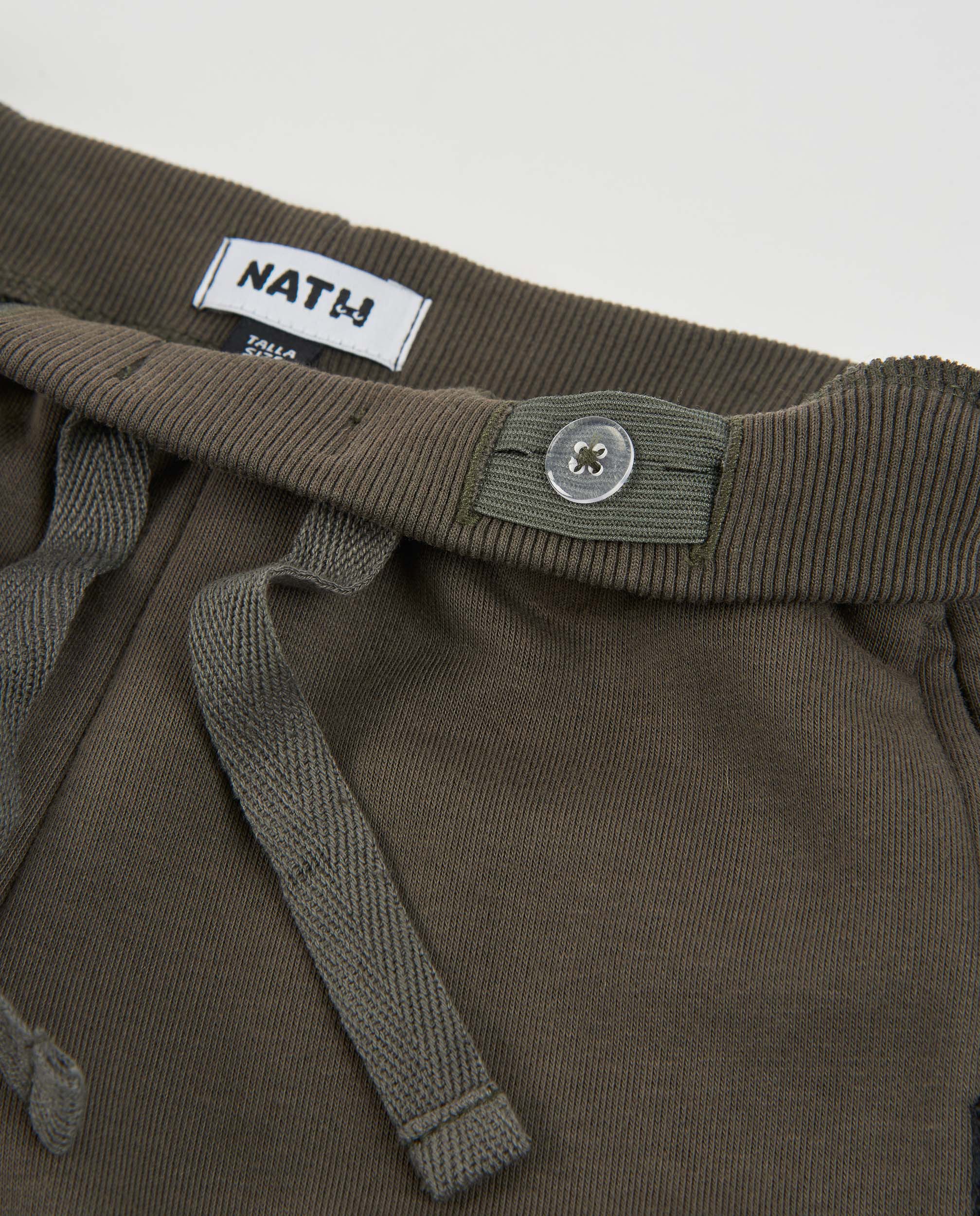 Tuc Tuc pantaloni bambino felpa marrone con polsini
