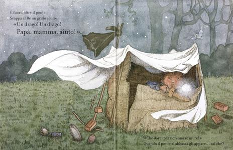 Il Castoro Re Valdo e il drago libro brossura