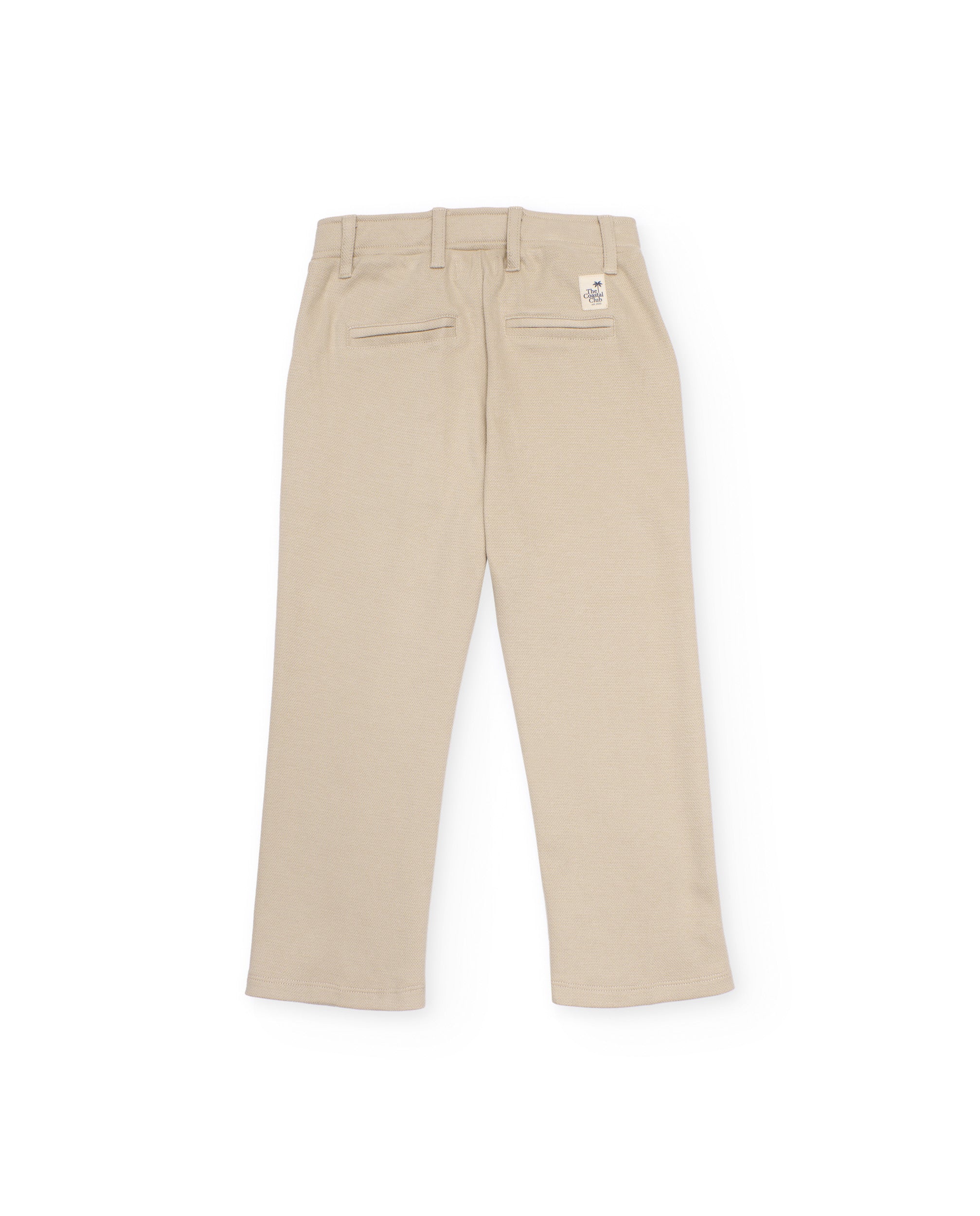 Tuc Tuc pantaloni dritti bimbo beige tasche