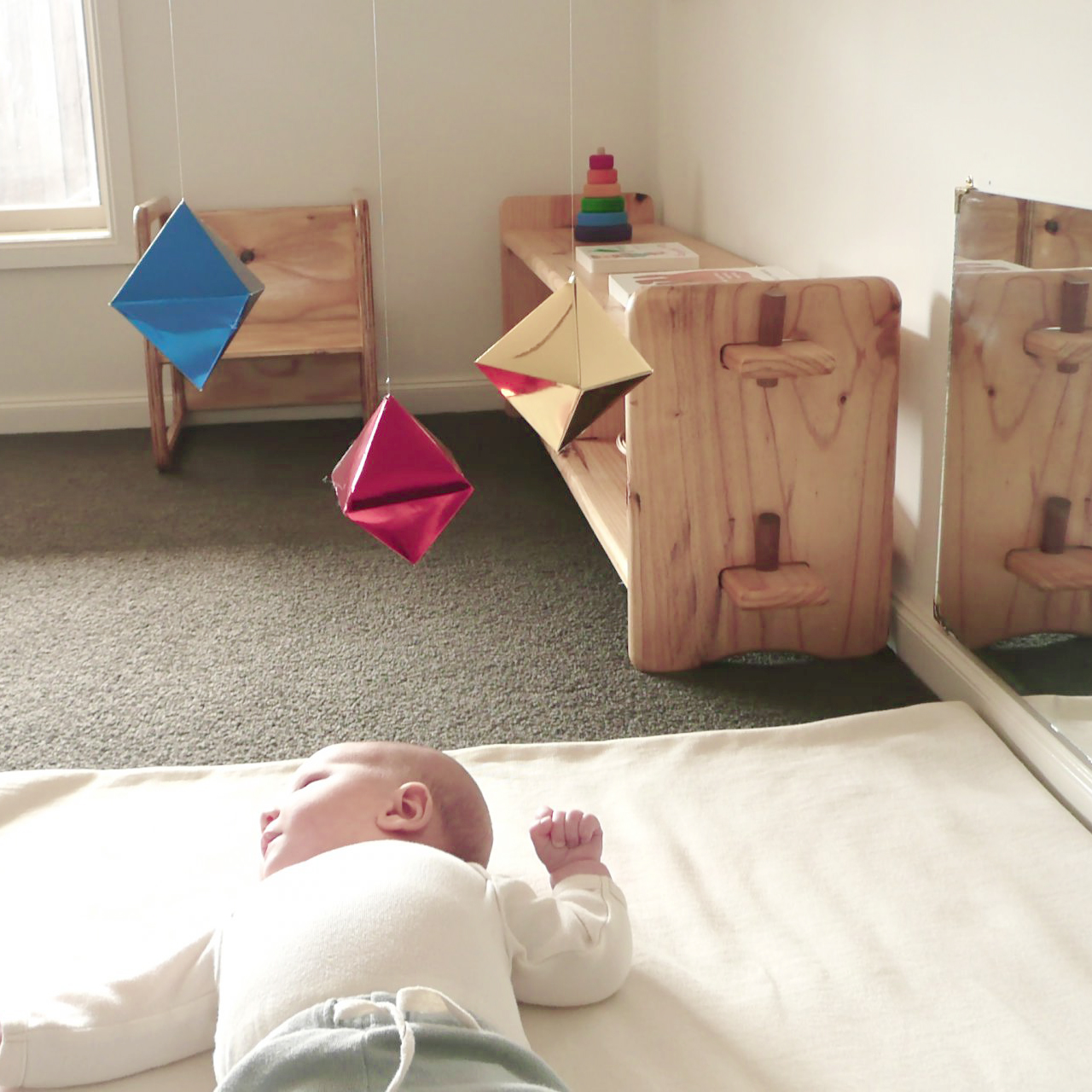 Montessori Munari + Ottaedri kit giostrine fai da te 2 pezzi