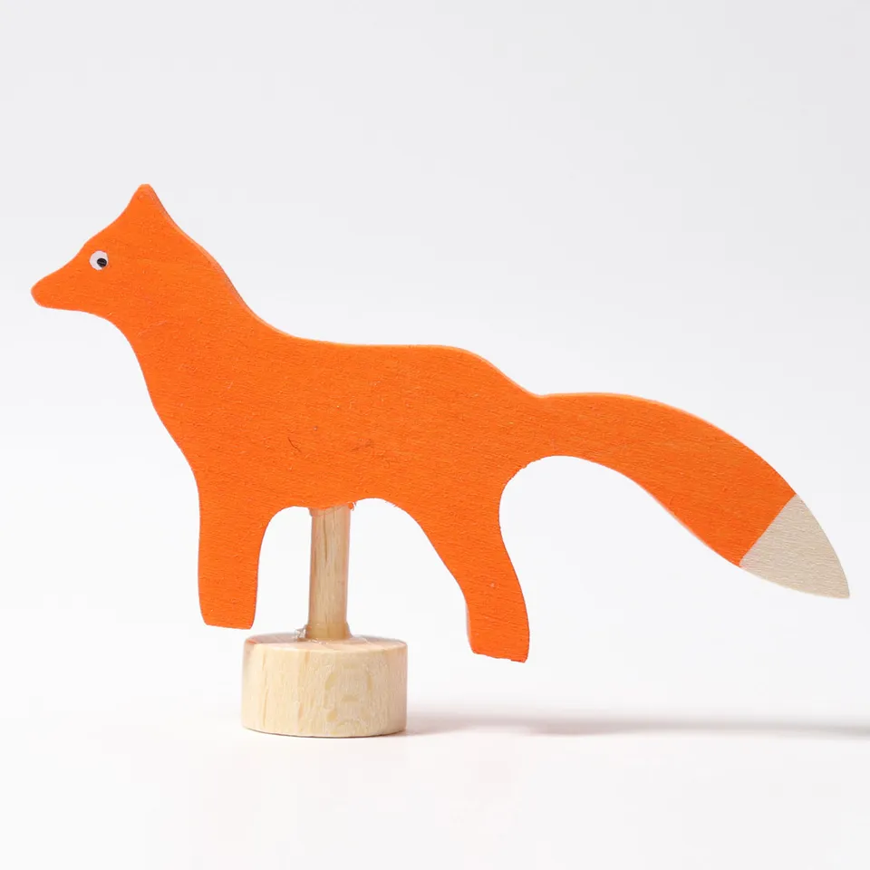 Grimm's Volpe figura decorativa in legno 6 cm