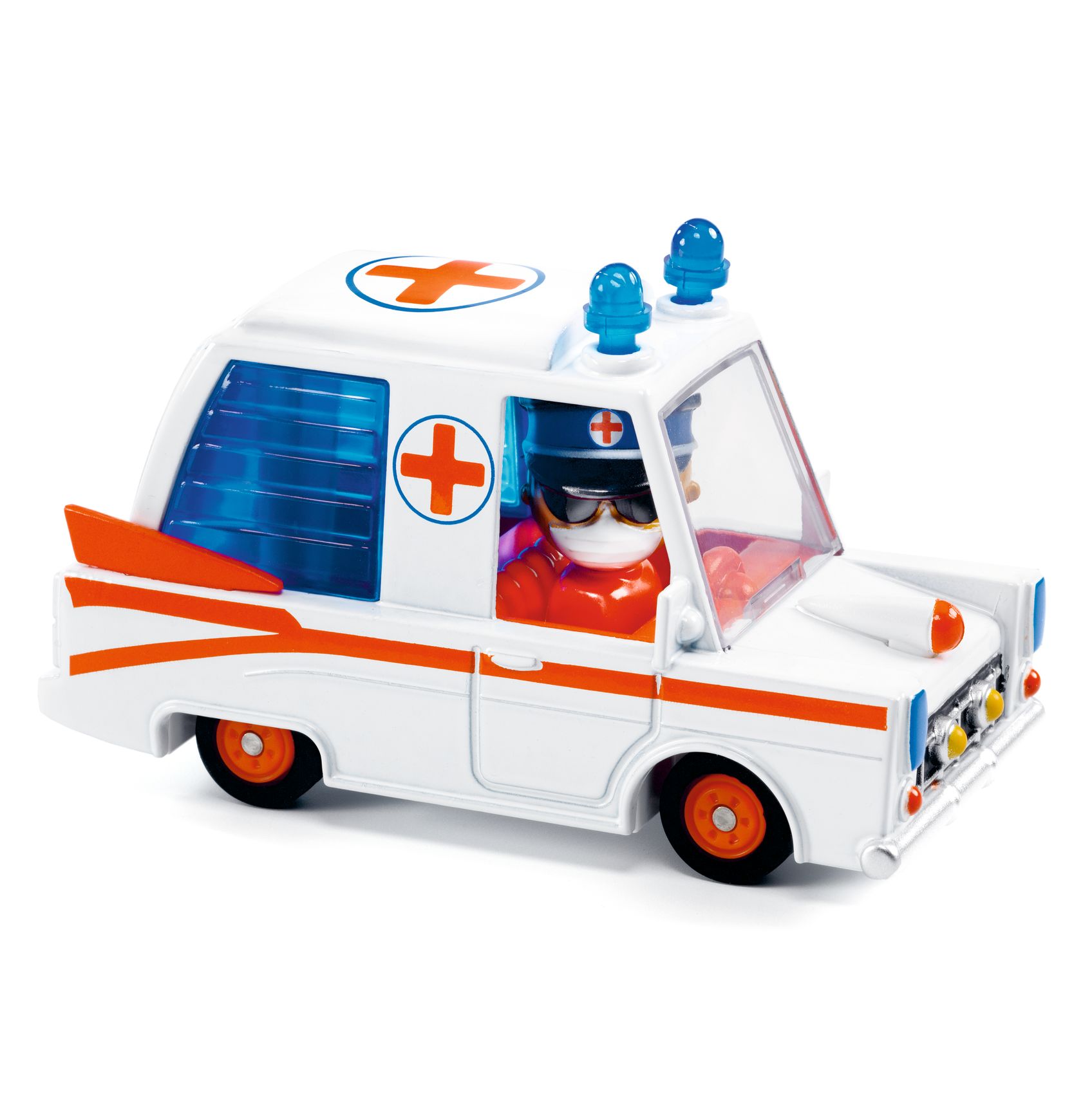 Djeco Crazy Motors Hurry Ambulance mini auto vinile