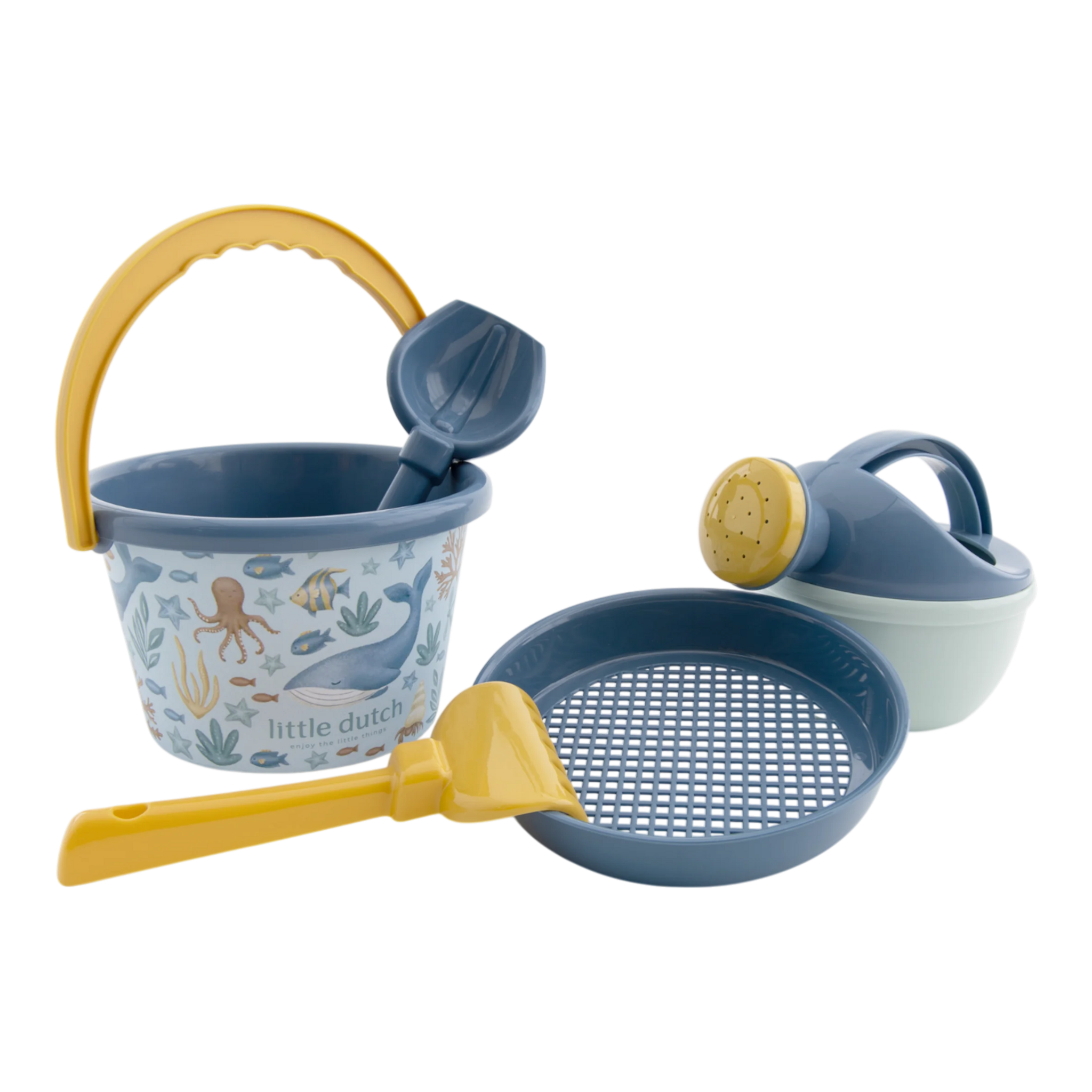 Little Dutch set giochi spiaggia blu oceano secchiello