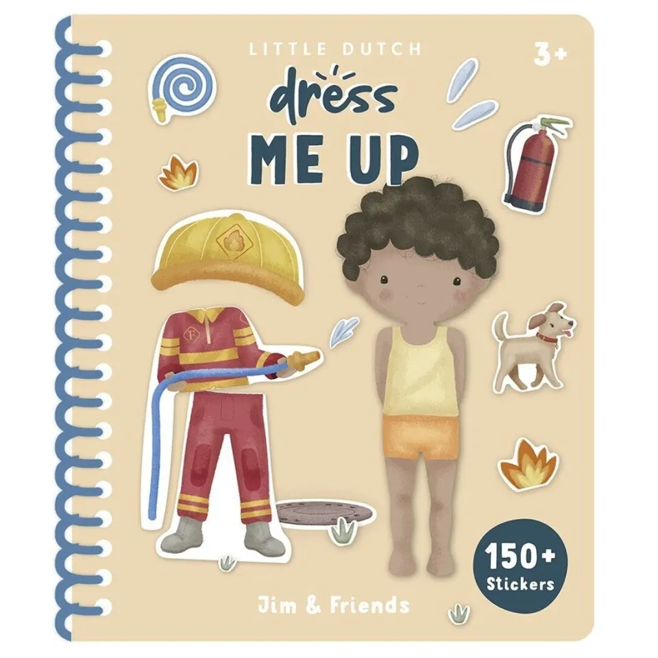 Little Dutch Jim & Friends libro con adesivi 24 pagine