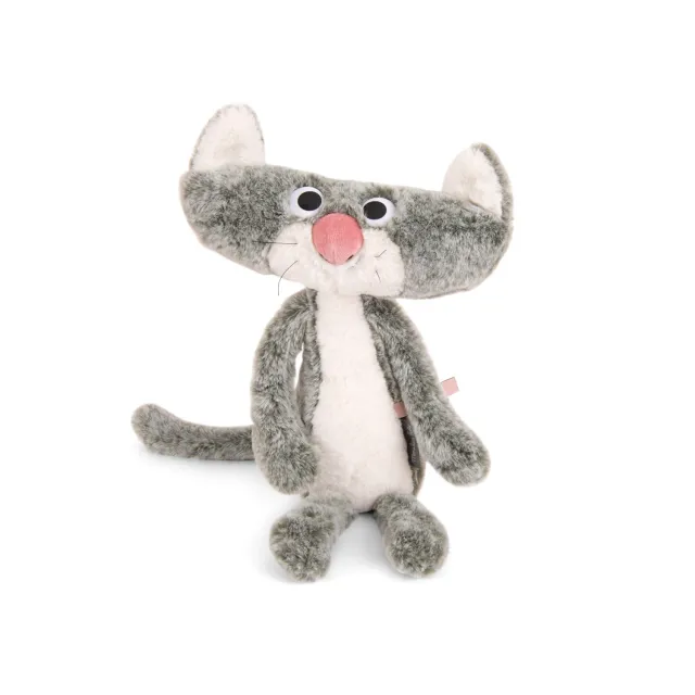 Moulin Roty Spiaccigatto peluche gatto 37 cm Cane Puzzone