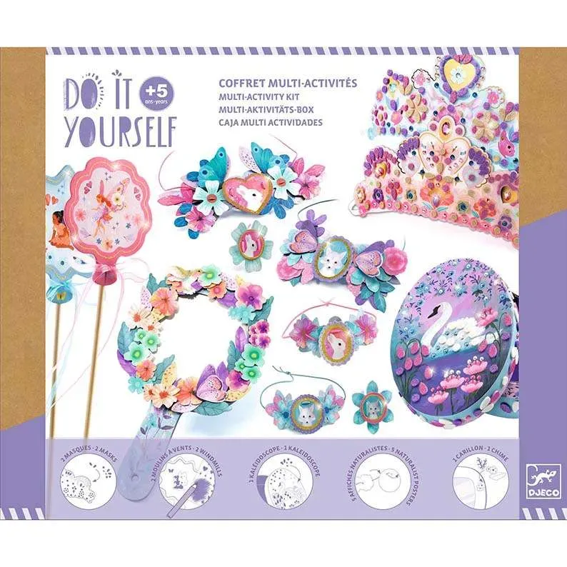 Djeco Ninfea kit creativo grande 5 attività 12 creazioni