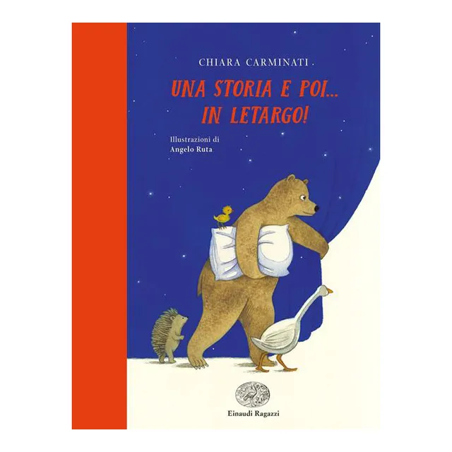 Una storia e poi in letargo libro bambini copertina rigida