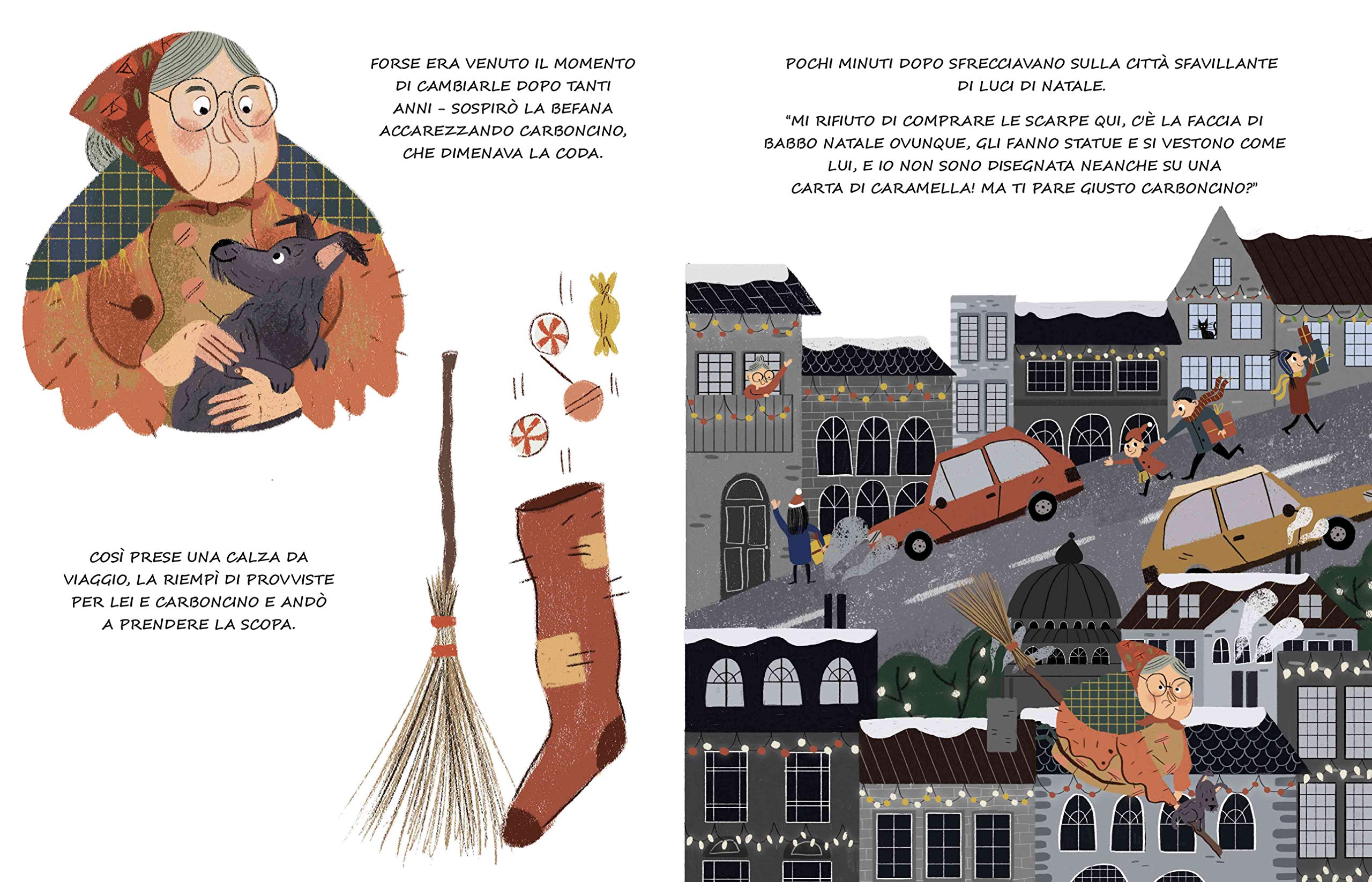 Pulce Bella vera storia Befana libro bambini 40 pagine