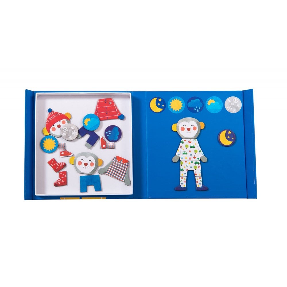 Moulin Roty Popipop Mi vesto gioco magnetico 25 magneti