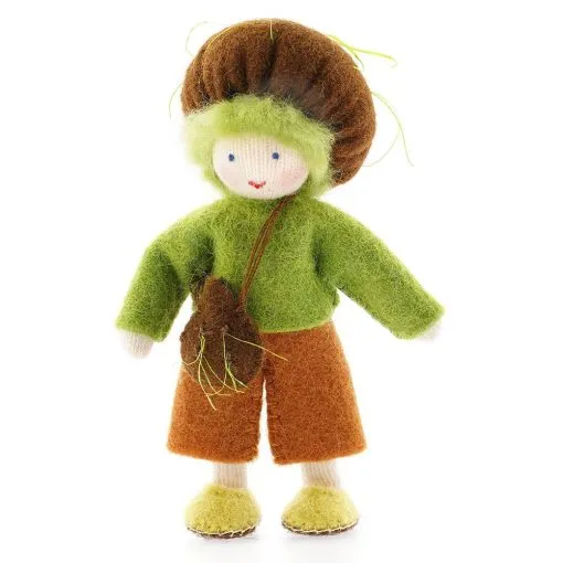 Ambrosius Ambro-dolls 39 fata terra figura waldorf in feltro 9 cm