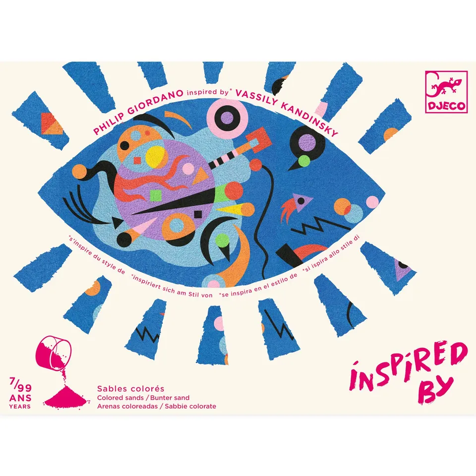 Djeco Inspired by Kandinsky set sabbia colorata 6 anni