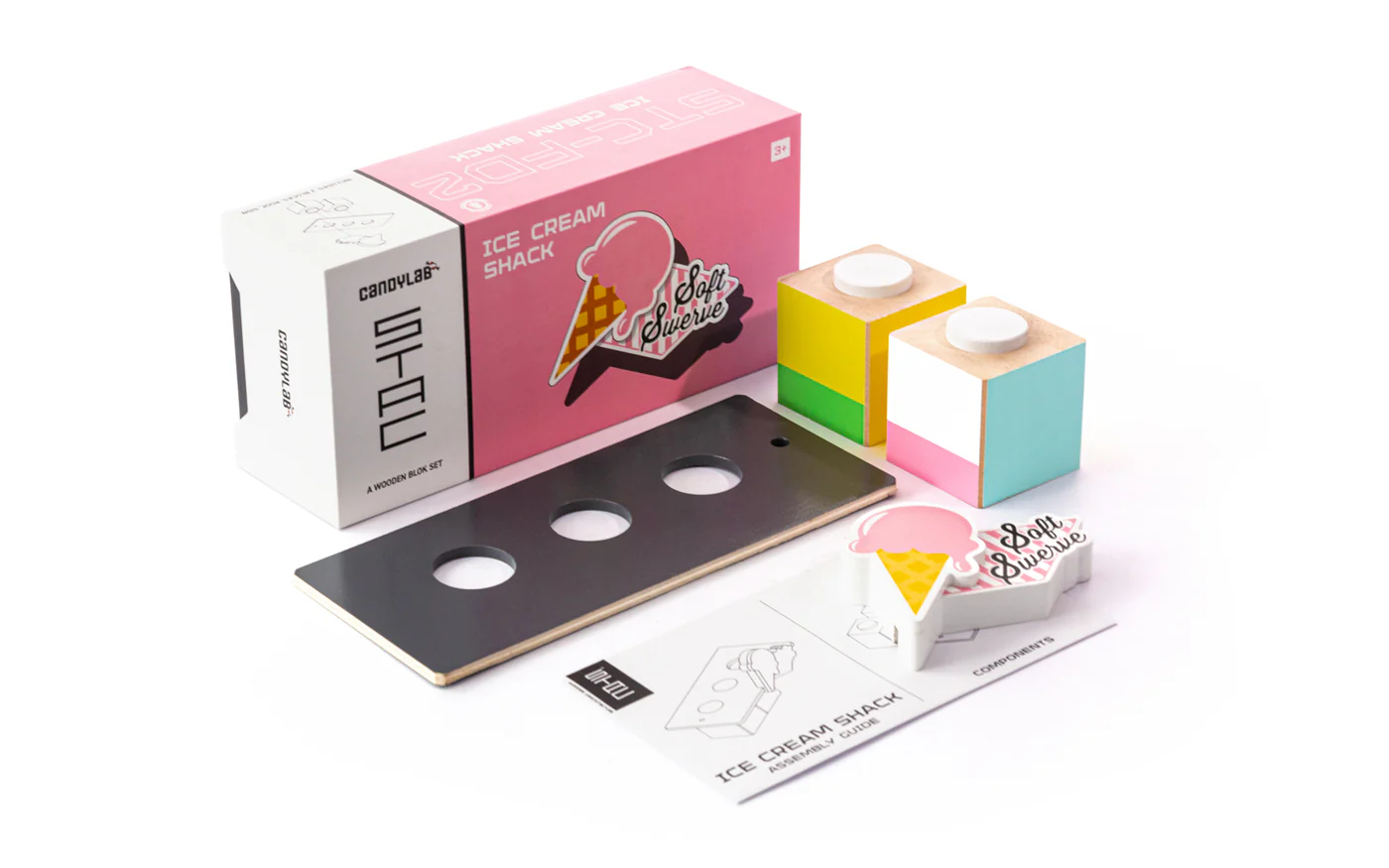 Candylab Ice Cream Shack chiosco gelati legno 23 cm