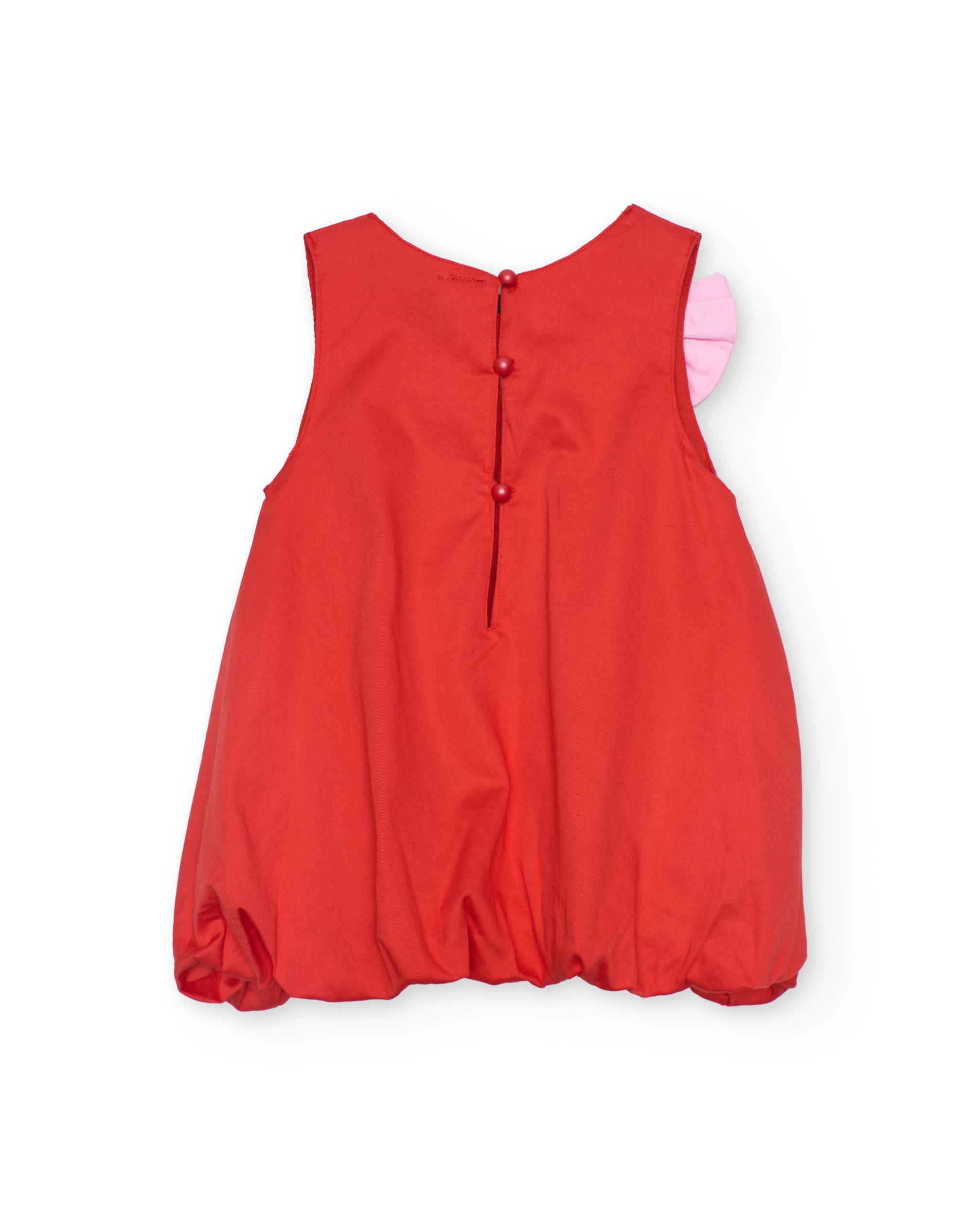 Tuc Tuc vestito bambina rosso con fiocchi
