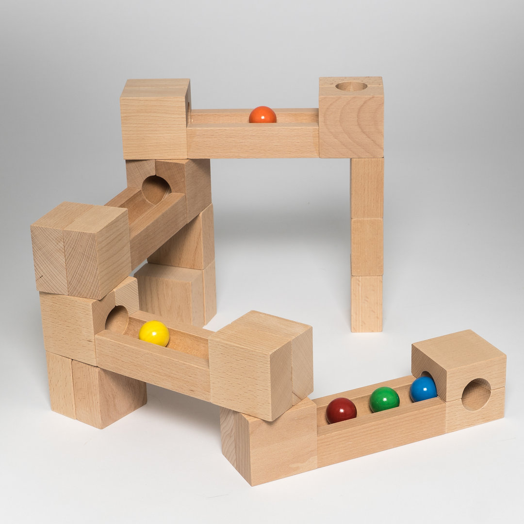 Kaden Ponte 10 Pista Biglie legno set ponti