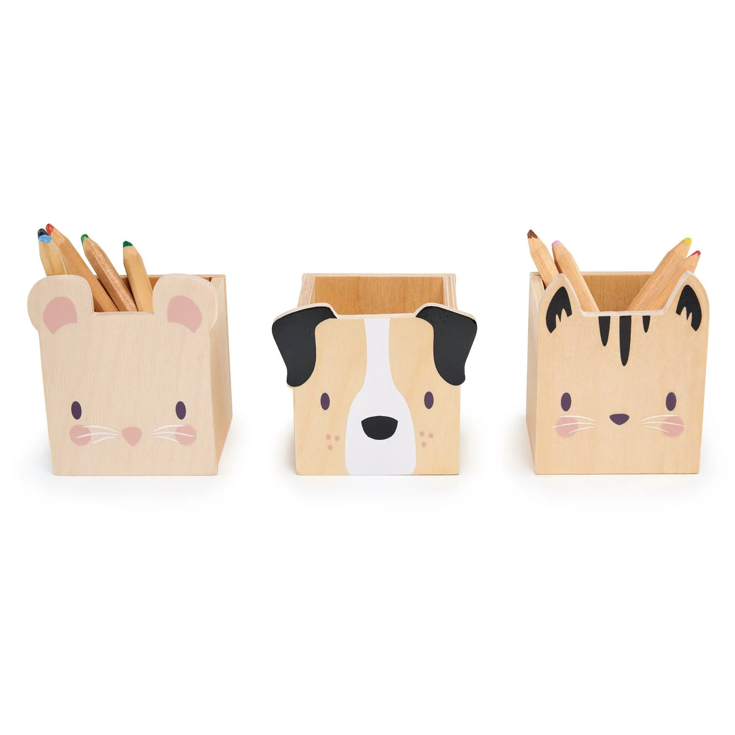 Tender Leaf Pets portapenne in legno 10 cm