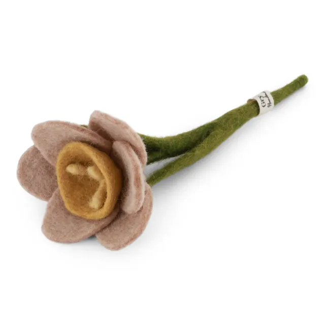 Gry & Sif Narciso Piccolo fiore in feltro rosa lana