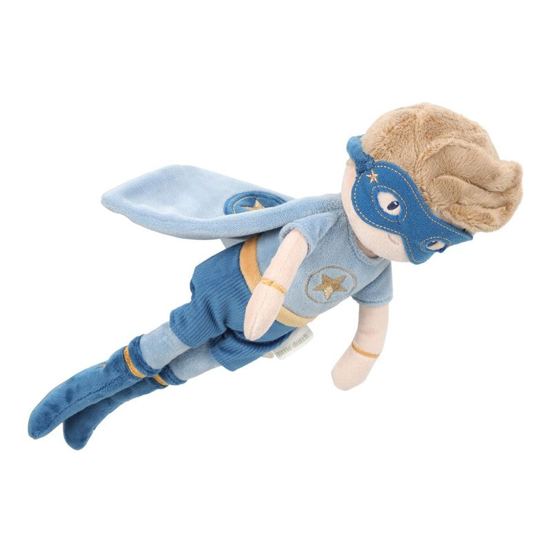 Little Dutch Jim Supereroe bambola morbida 35 cm maschera