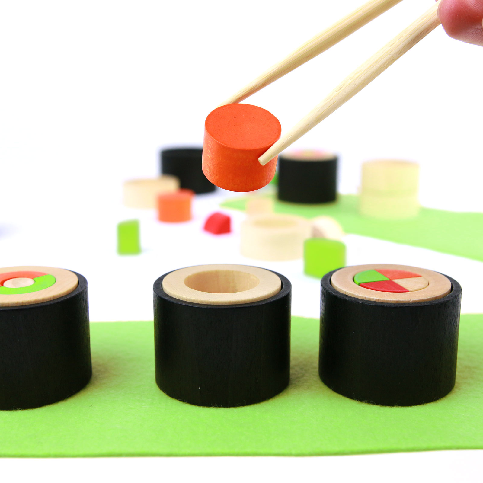 Milaniwood Makemaki gioco in legno sushi 2 giocatori