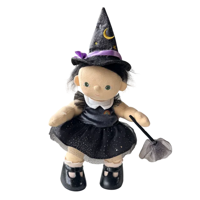 OlliElla Dinkum Dolls bambola Mabel Witch 35 cm