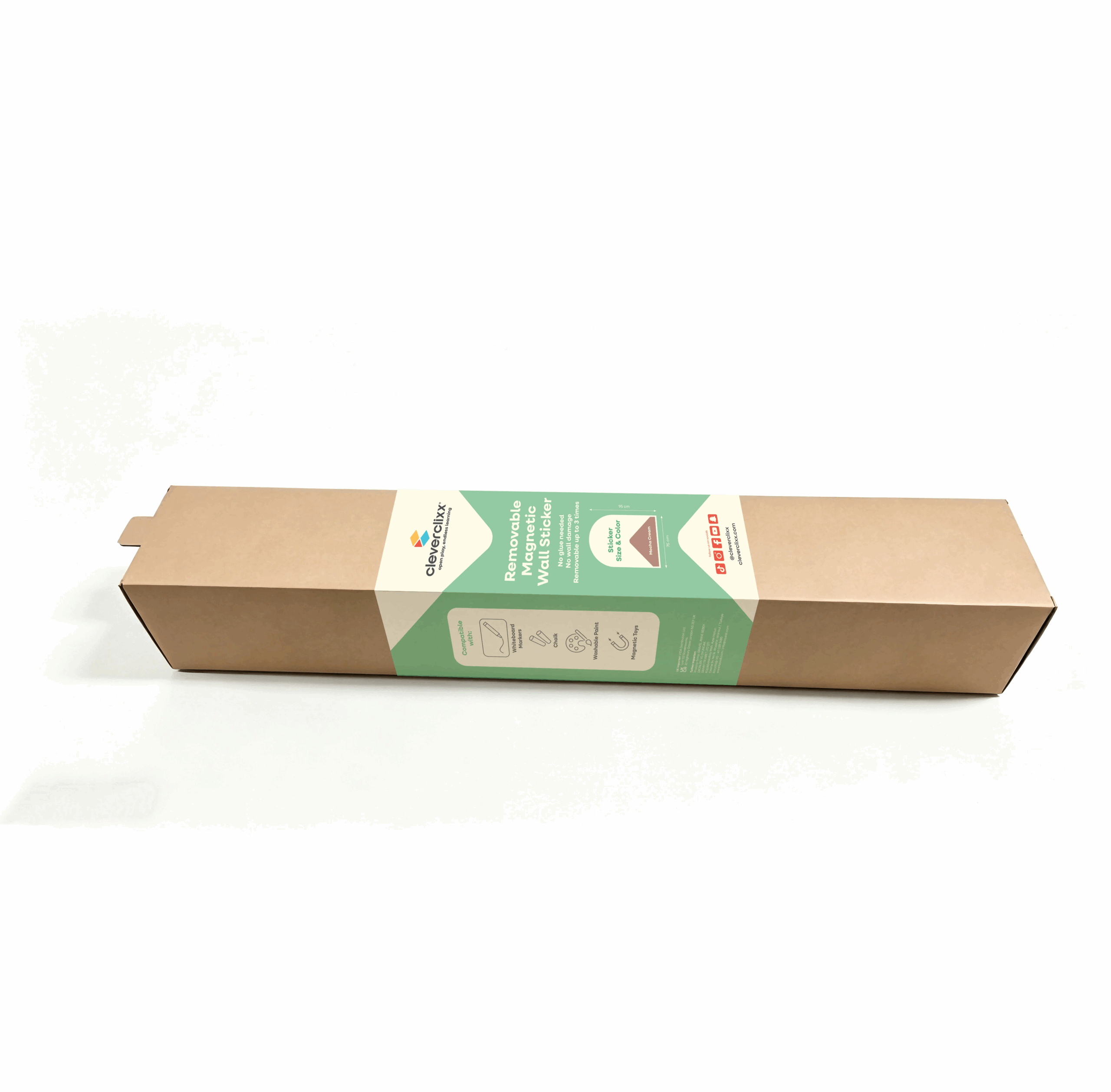 Cleverclixx Lavagna Magnetica Mocha Cream adesiva