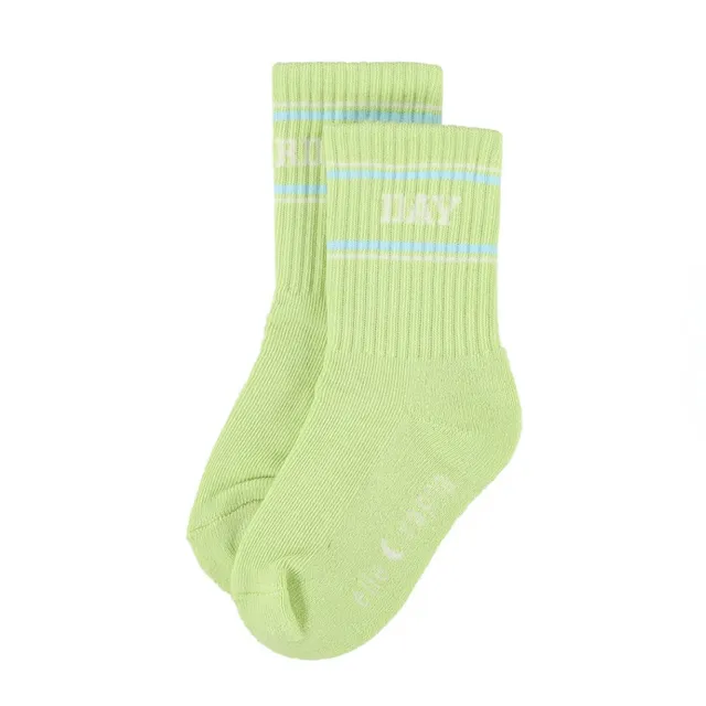 Ella and Rapha Daydreamer calzini bimbo pistacchio cotone