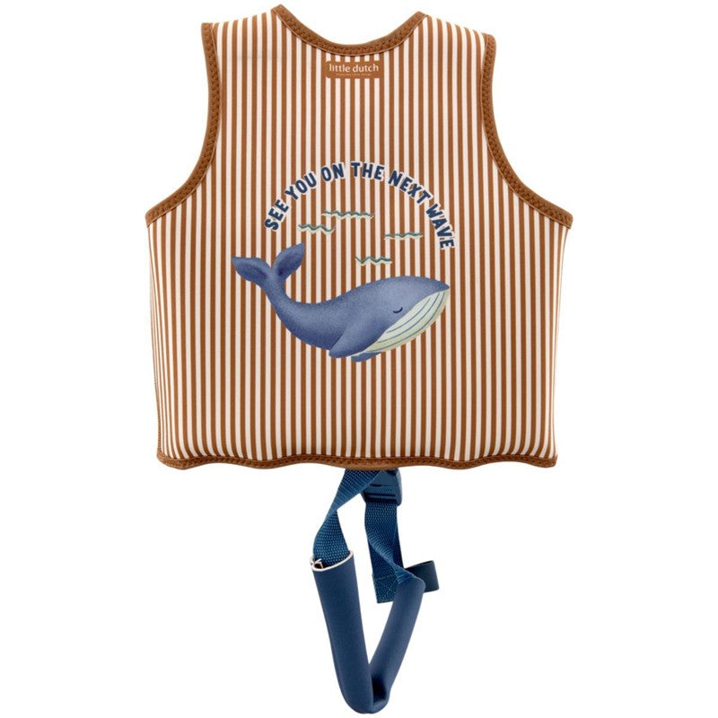 Little Dutch gilet galleggiante 2-3 anni righe balene
