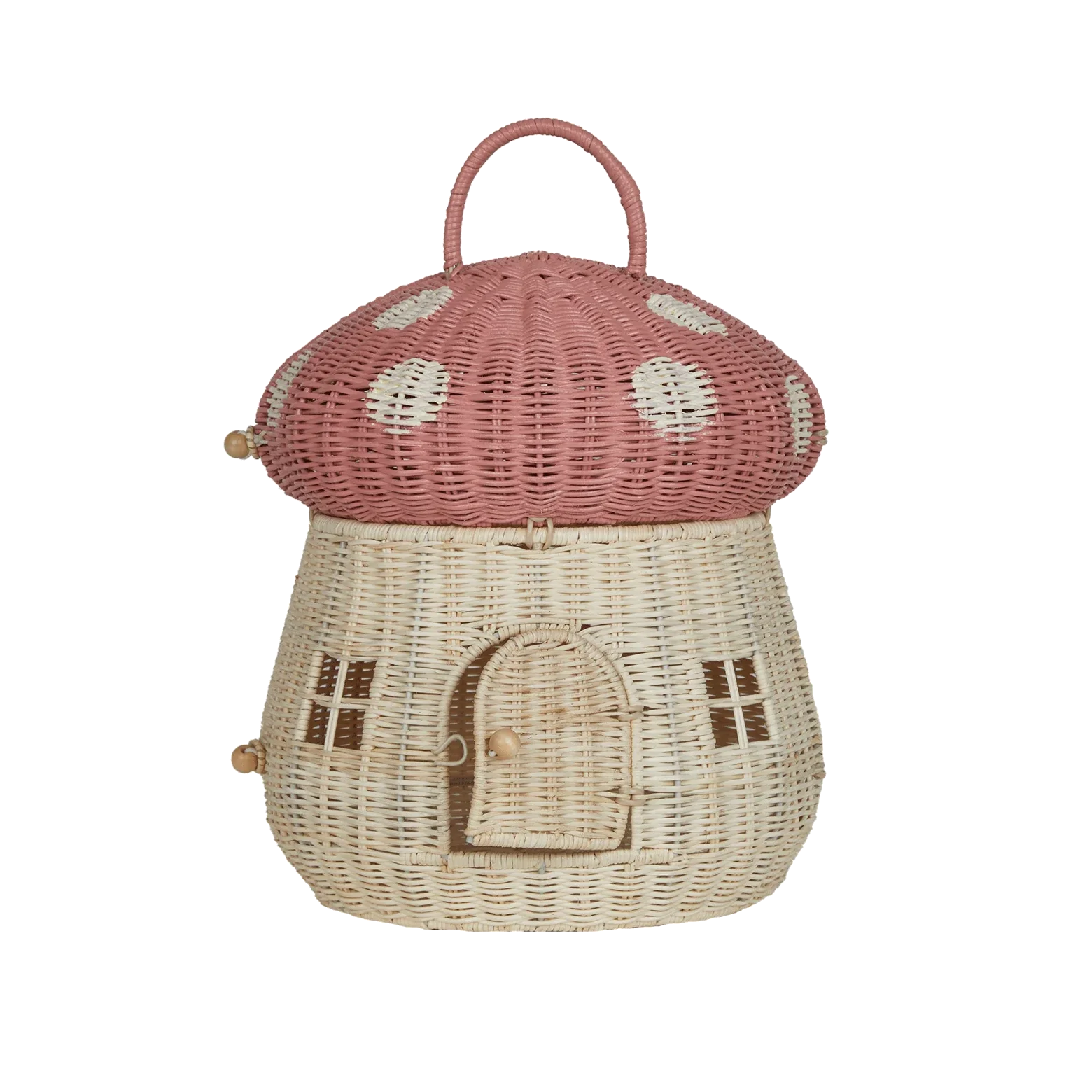 OlliElla Fungo casetta bambole musk in rattan