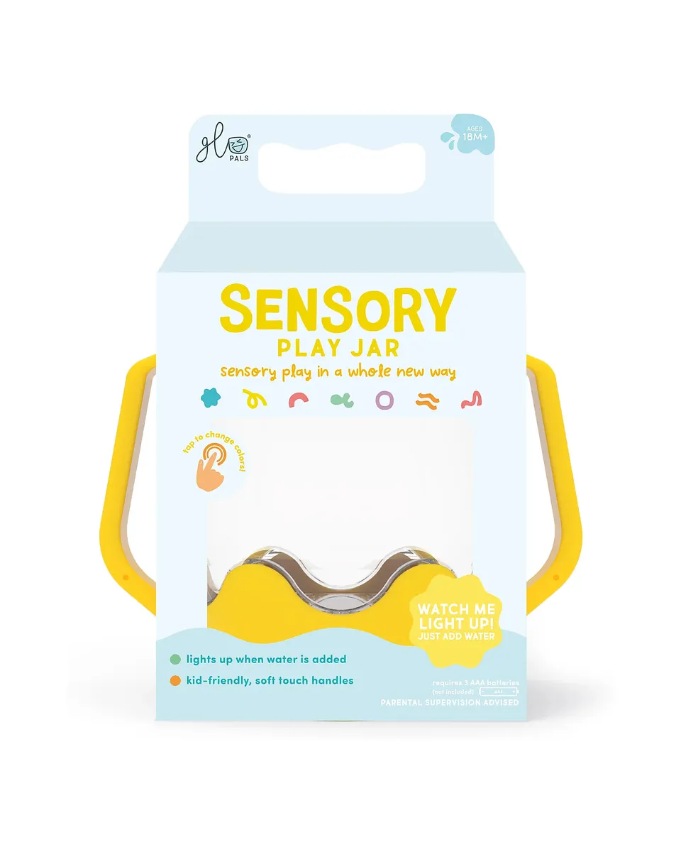 Glo Pals Barattolo Sensoriale Giallo Yellow 15 cm
