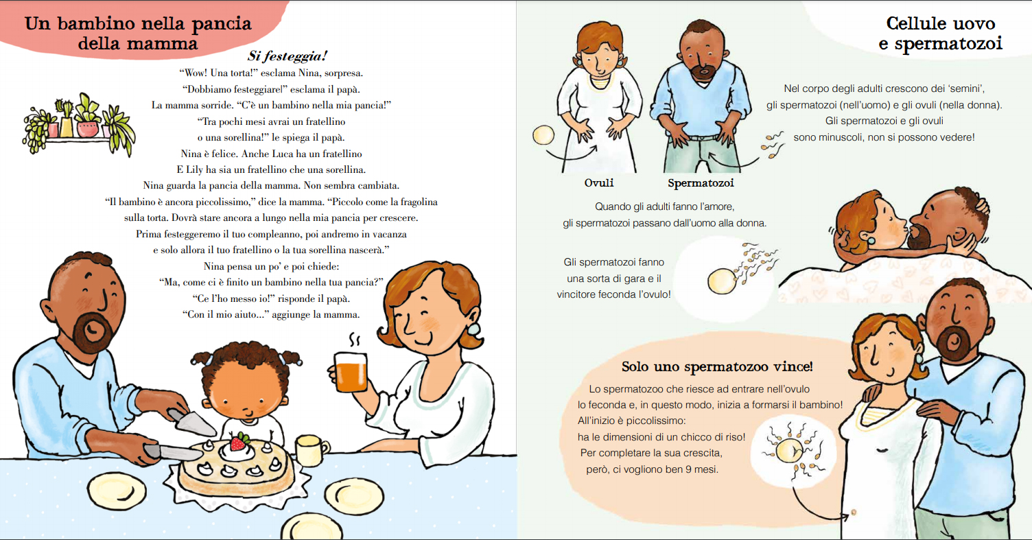 Clavis Da Dove Vengono i Bambini libro 40 pagine