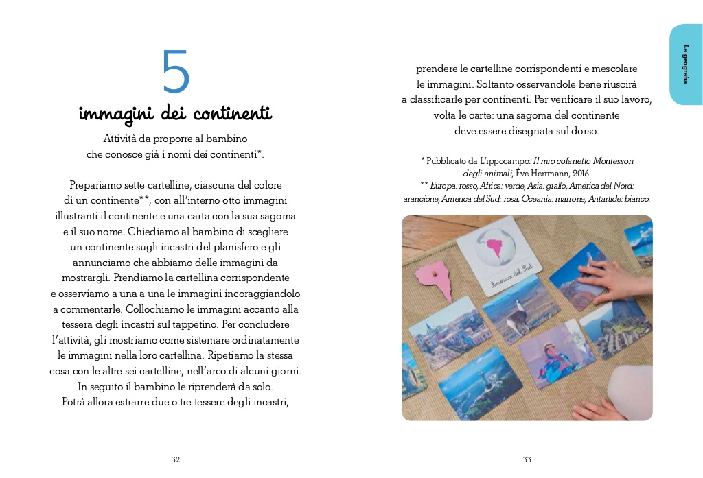 L'ippocampo 100 attività Montessori libro scoprire il mondo 3 anni