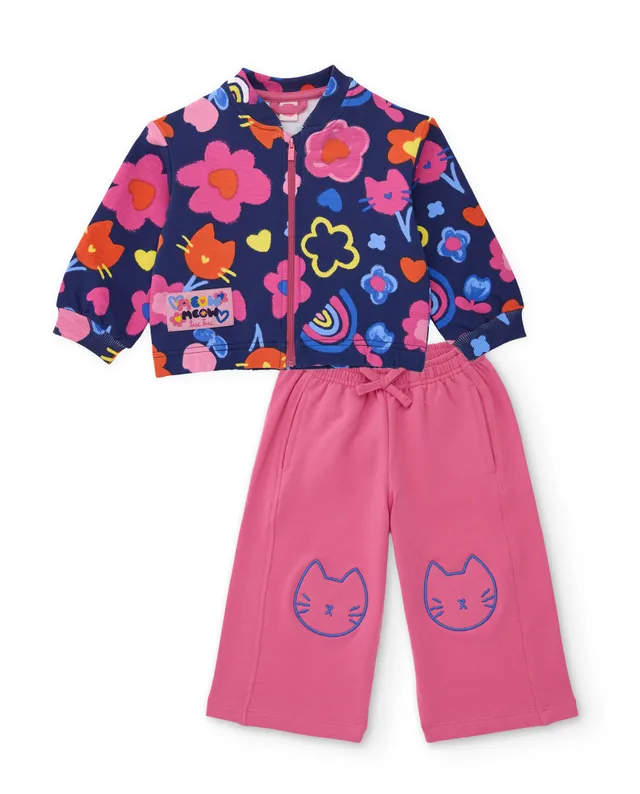 Tuc Tuc Meow Meow tuta pile bambina blu marino