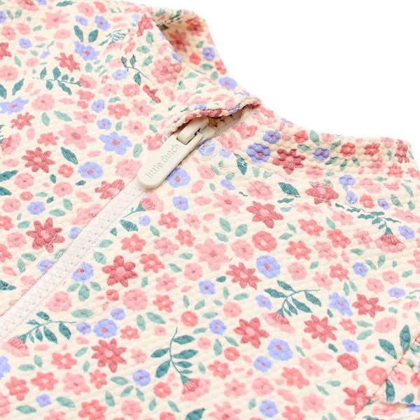 Little Dutch Fiori maglietta mare manica corta rosa
