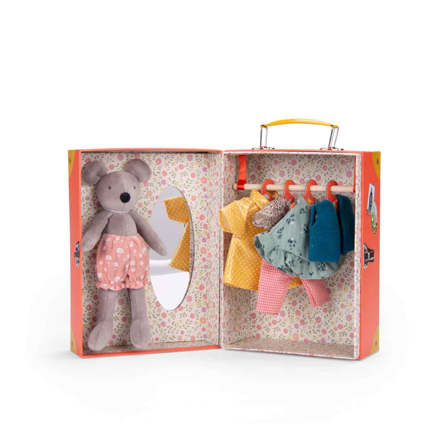 Moulin Roty Nini valigetta armadio pupazzo 25 cm
