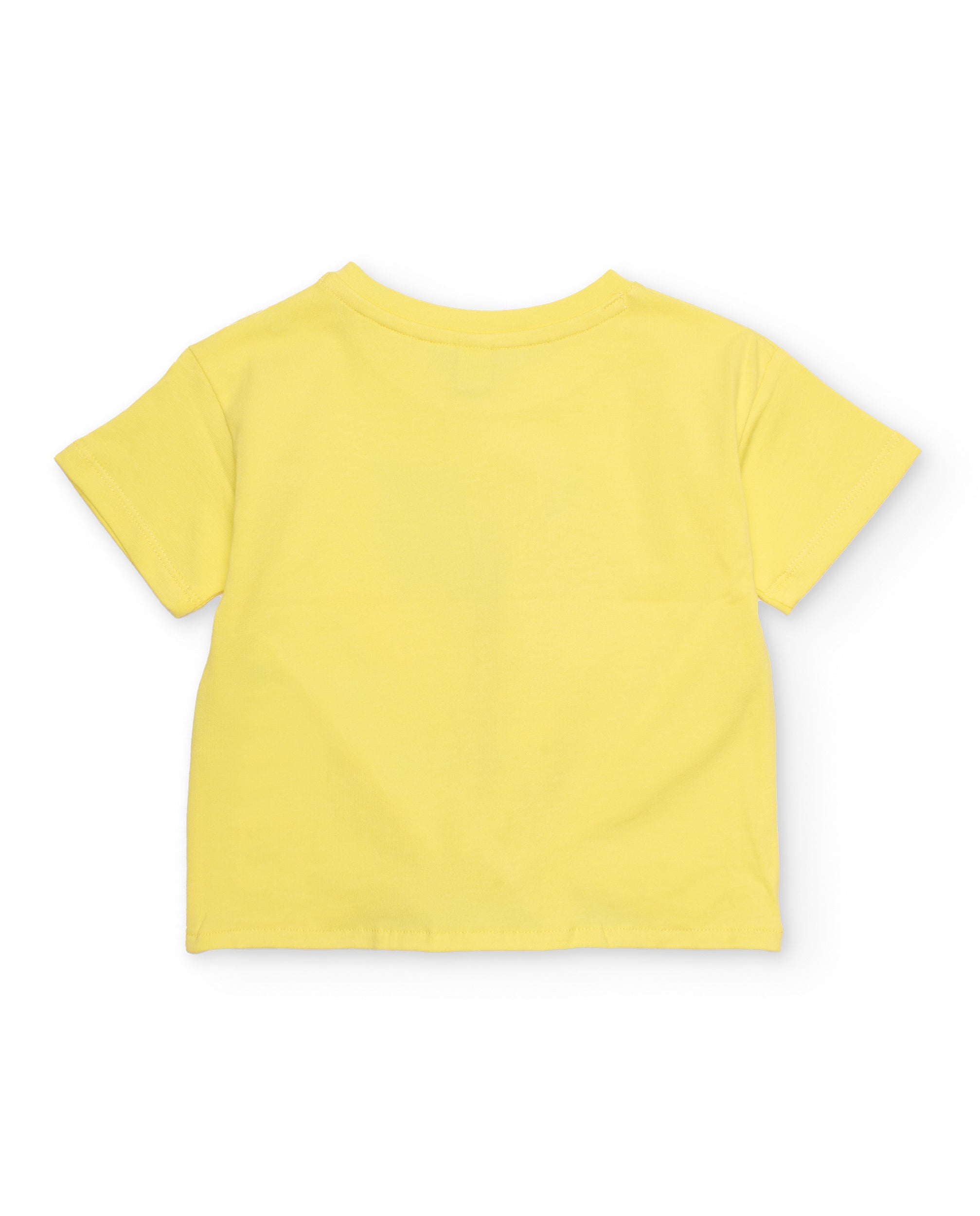 Tuc Tuc completo bimba giallo maglia e shorts fiore