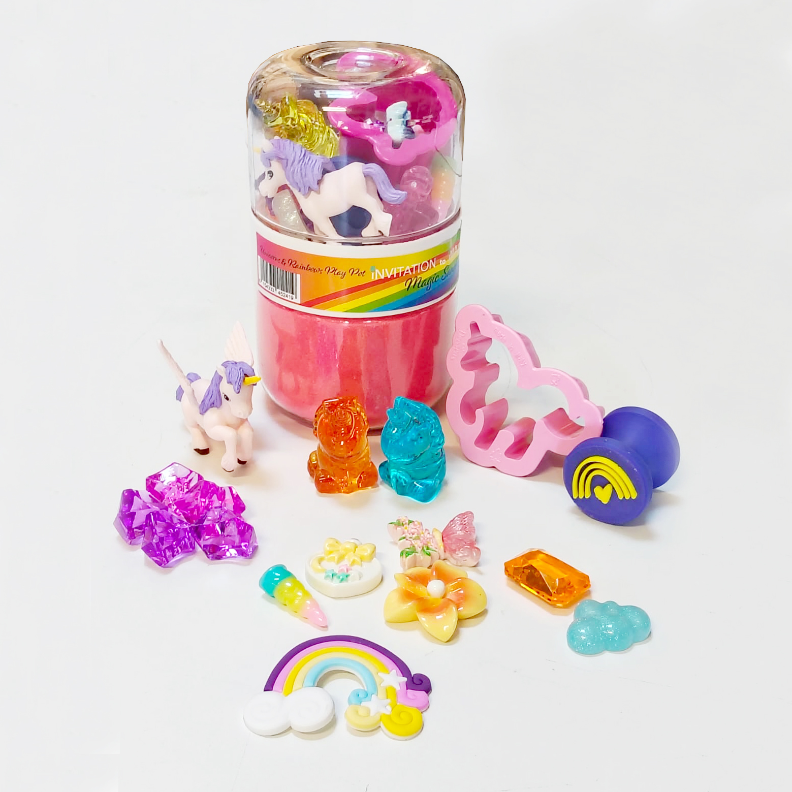 Invitation to Imagine Unicorns Rainbow sabbia magica 230 g