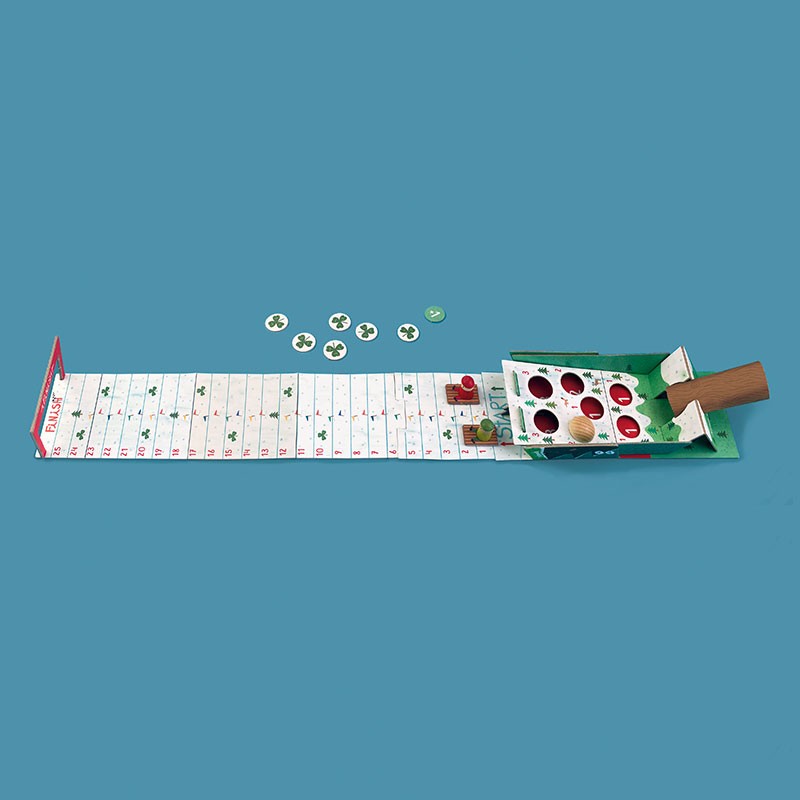 Londji Tiny Game Snow Race gioco da tavolo 2 giocatori