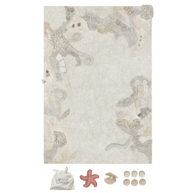 Lorena Canals Seabed Tappeto Gioco Cotone 140x200 cm