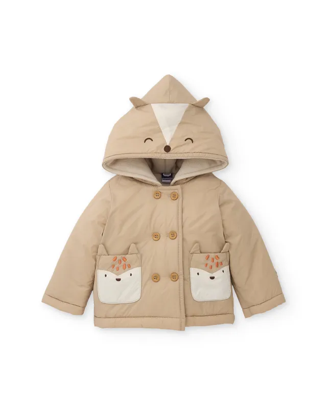 Tuc Tuc cappotto neonato orecchie beige