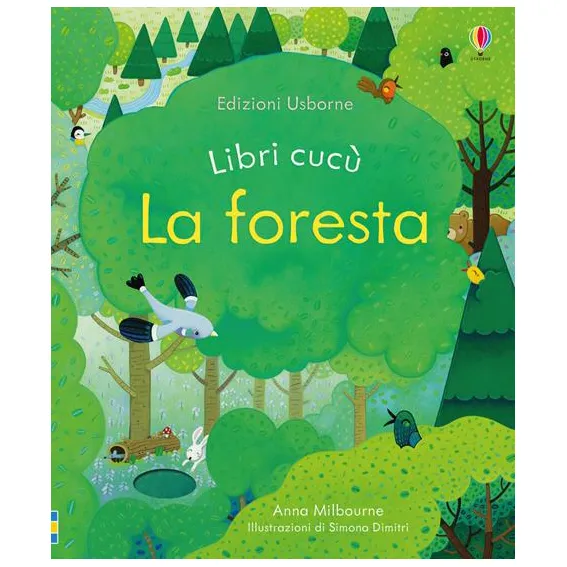 Usborne Libri cucù La foresta libro cartonato 3 anni