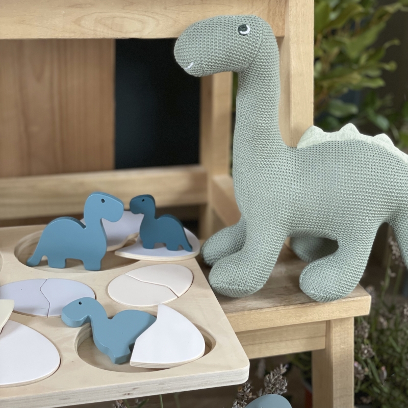 Egmont Toys Cuccù Dino Puzzle in Legno 24 cm