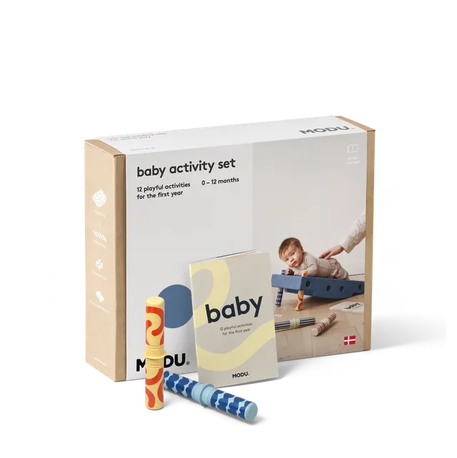 MODU Baby Activity Set costruzioni Blue Sky 10 pezzi 0-12 mesi