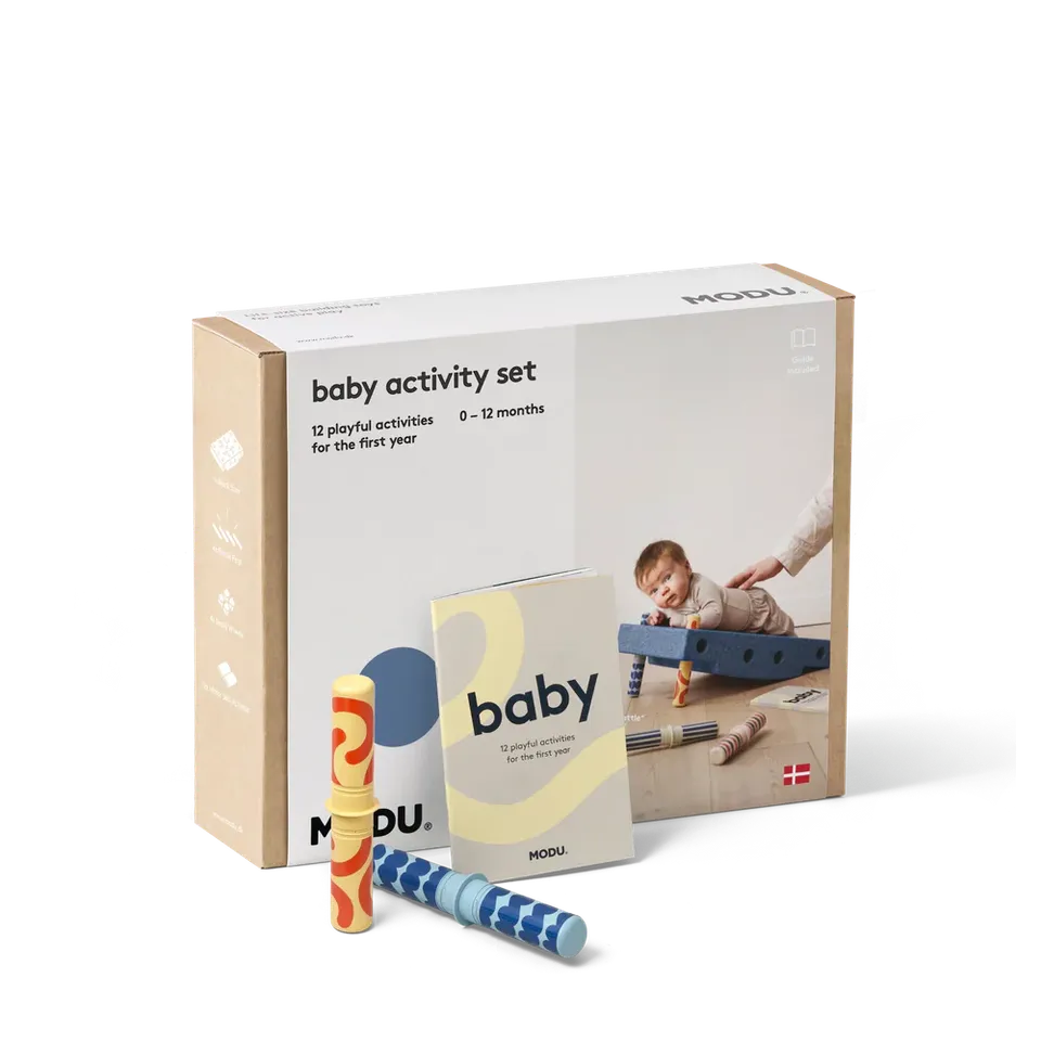 MODU Baby Activity Set costruzioni Blue Sky 10 pezzi 0-12 mesi