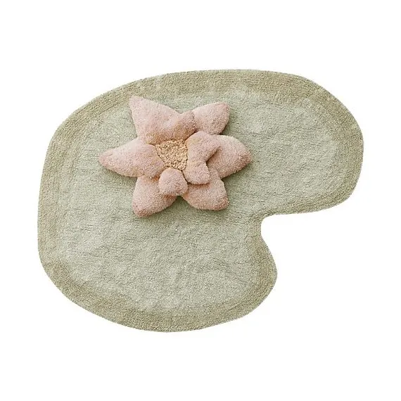 Lorena Canals Puffy Lily tappeto ninfea con cuscino 150x160