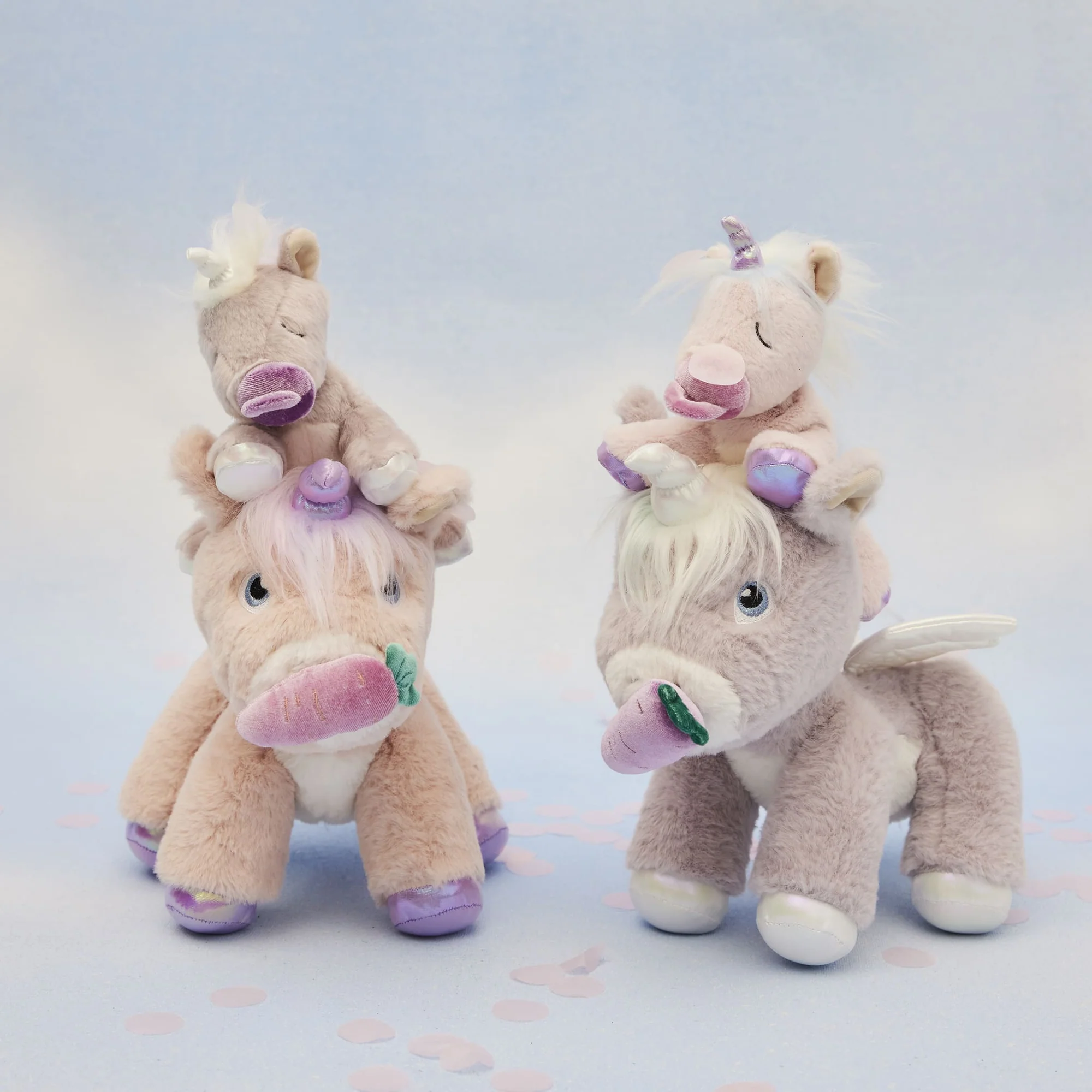 OlliElla Baby Sparkle Pink peluche unicorno magnetico