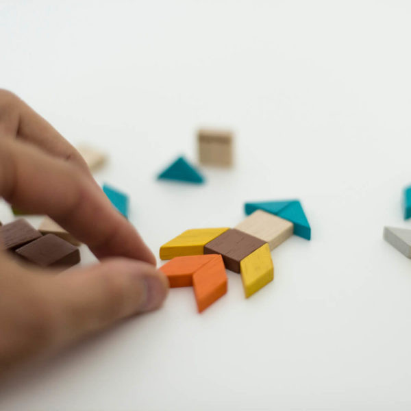 Plan Toys Mini Game Set Mosaico Legno 26 Tessere