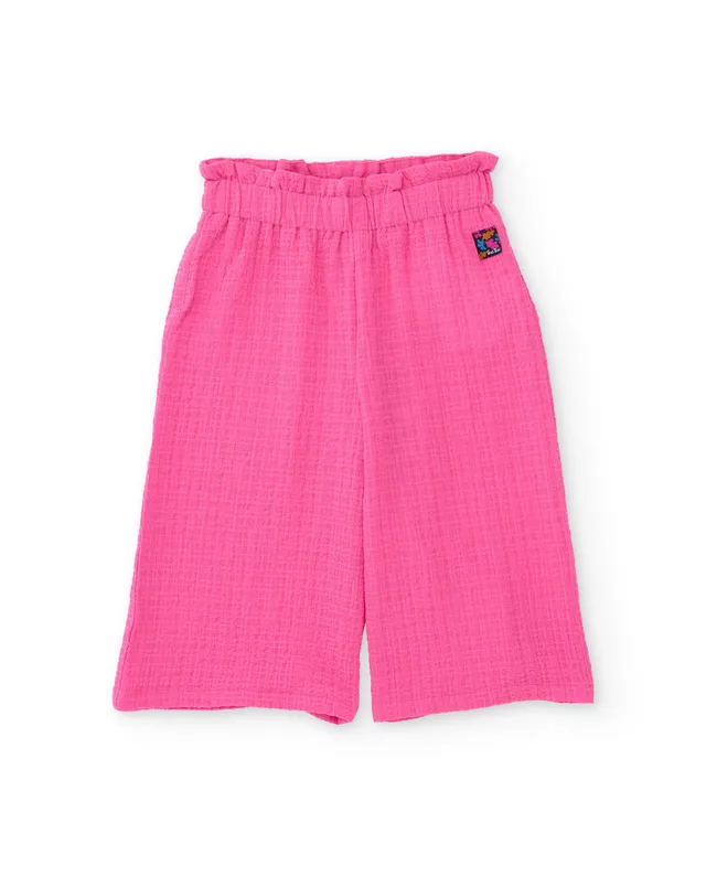Tuc Tuc pantaloni bambina rosa palazzo leggeri